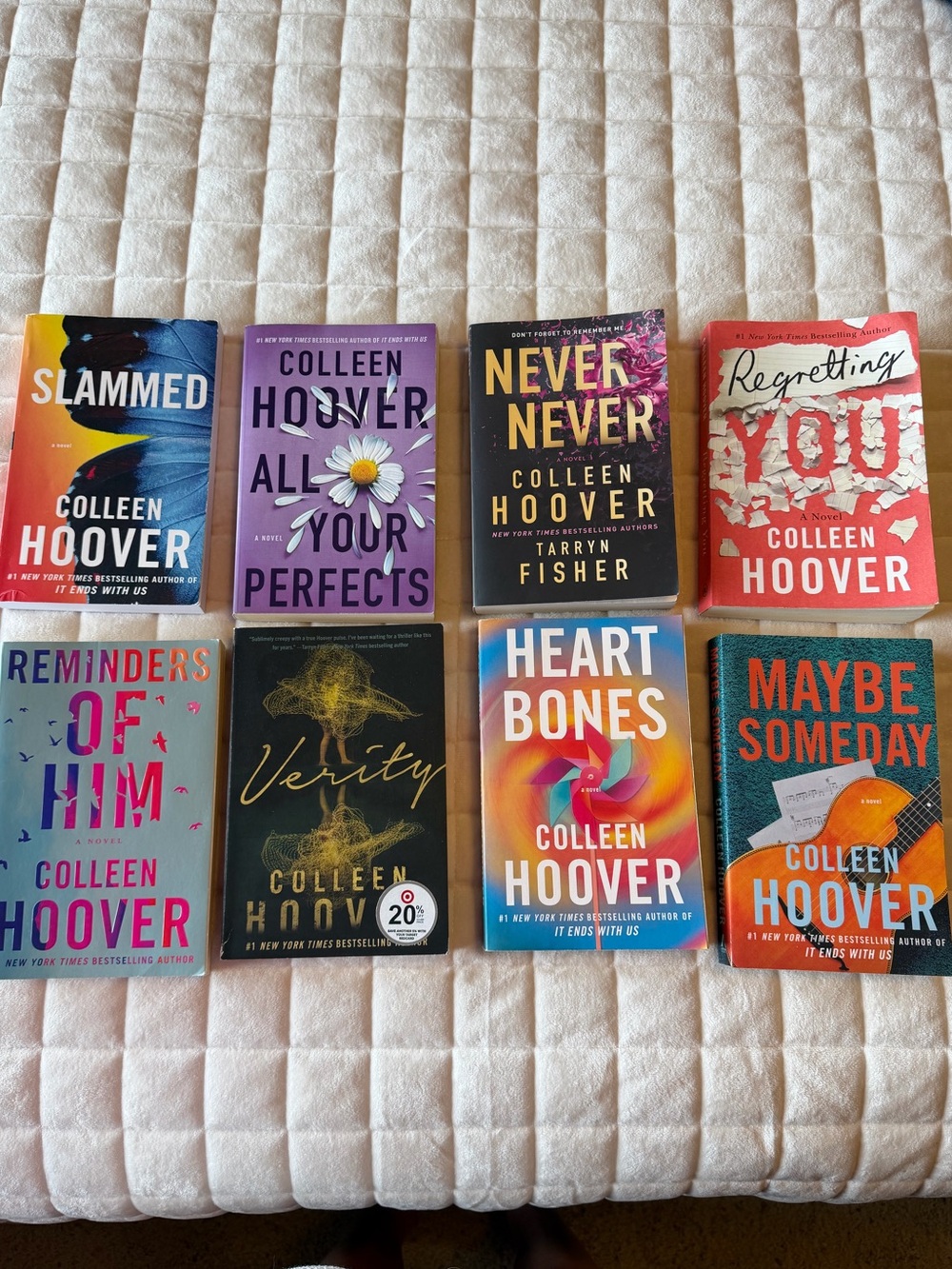 Colleen Hoover Paperback Book Lot